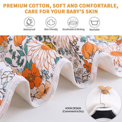 Bnditeu Daisy Flower Change Pad soft cotton top layer gentle on skin