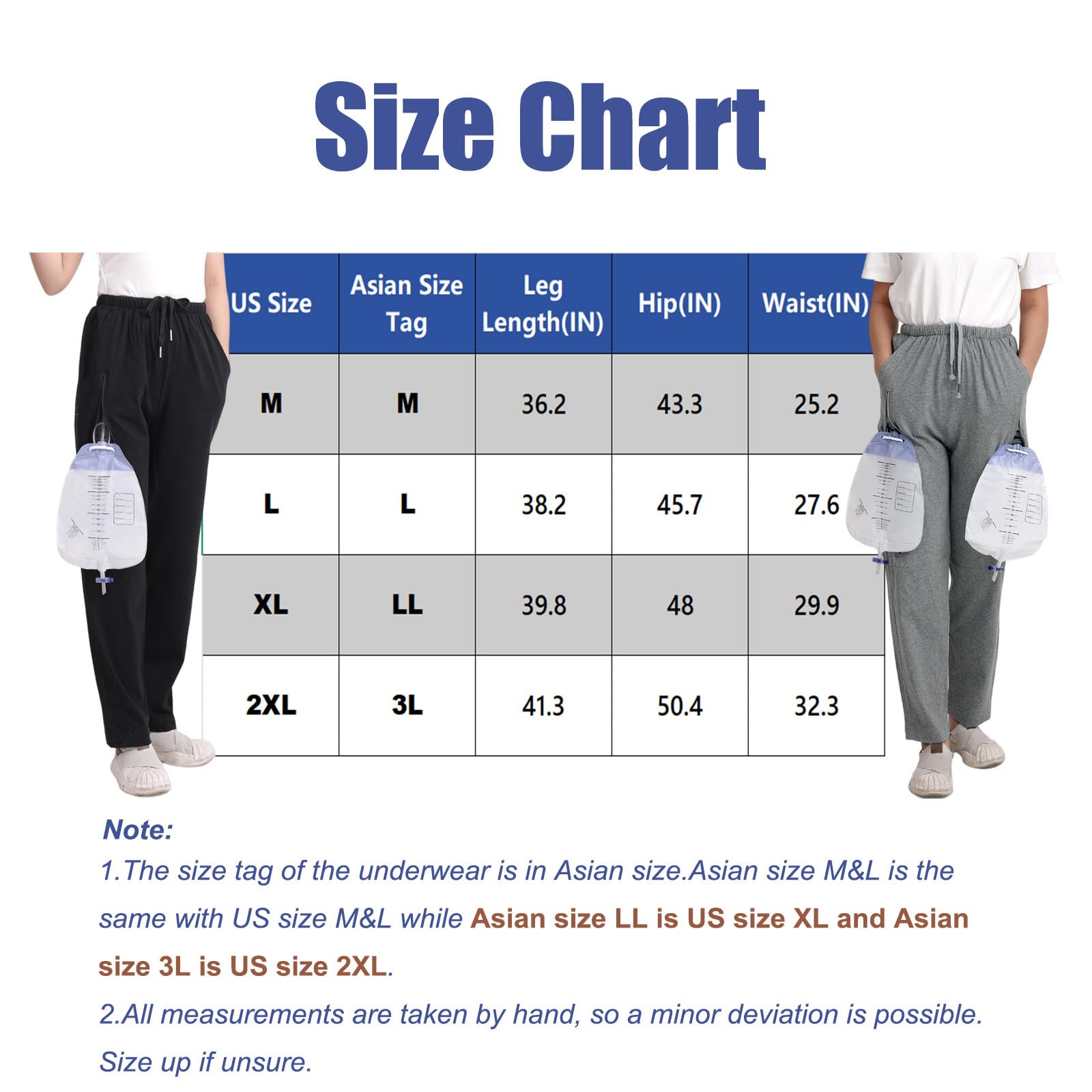 BNOKRTEP catheter leg bag pants machine washable for repeated use and easy care.