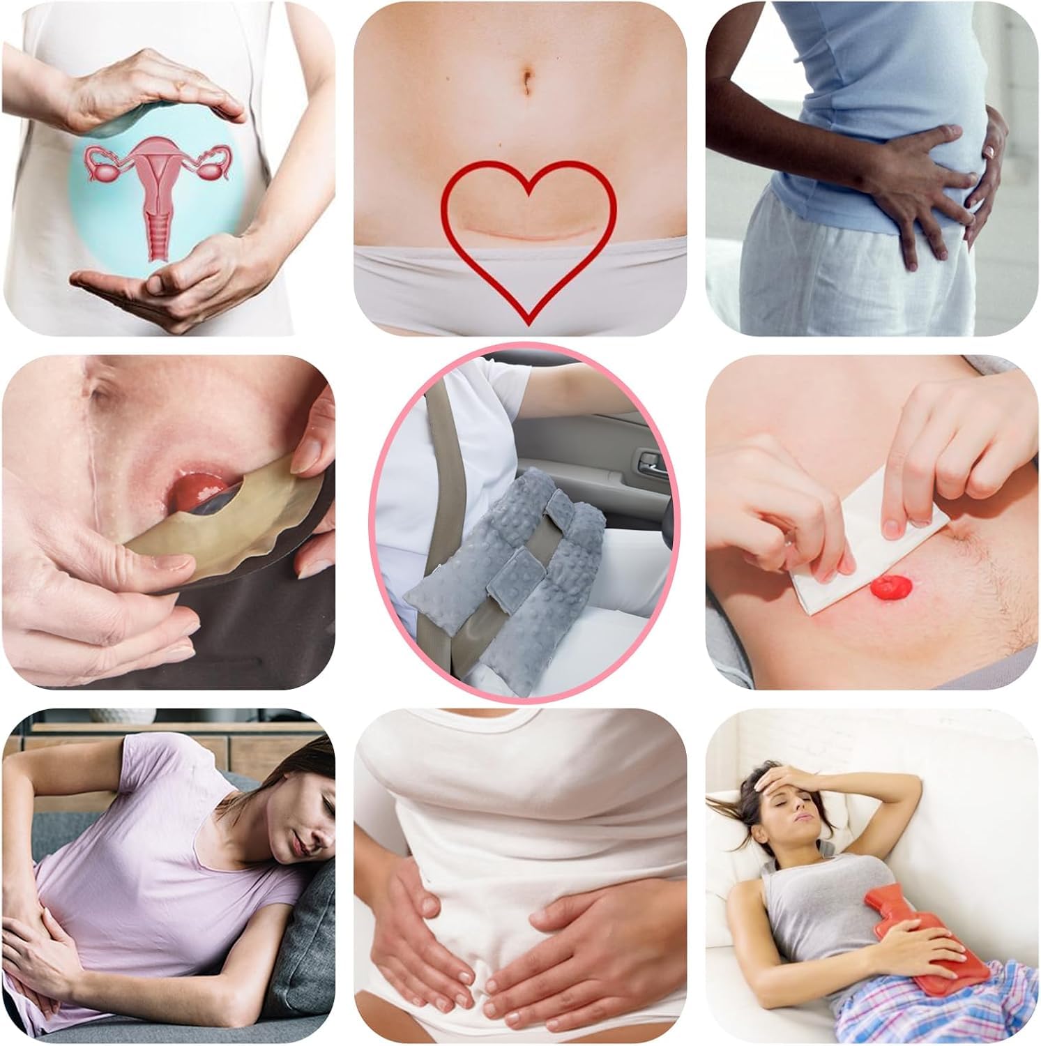 BNRendles Gray Minky Dot design complements ostomy care with gentle support