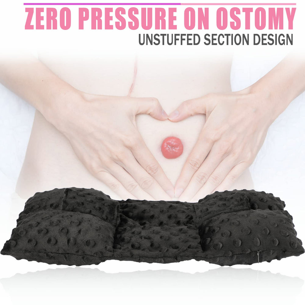 BNRendles stoma shield seatbelt pillow ileostomy protects the pouch from contact.