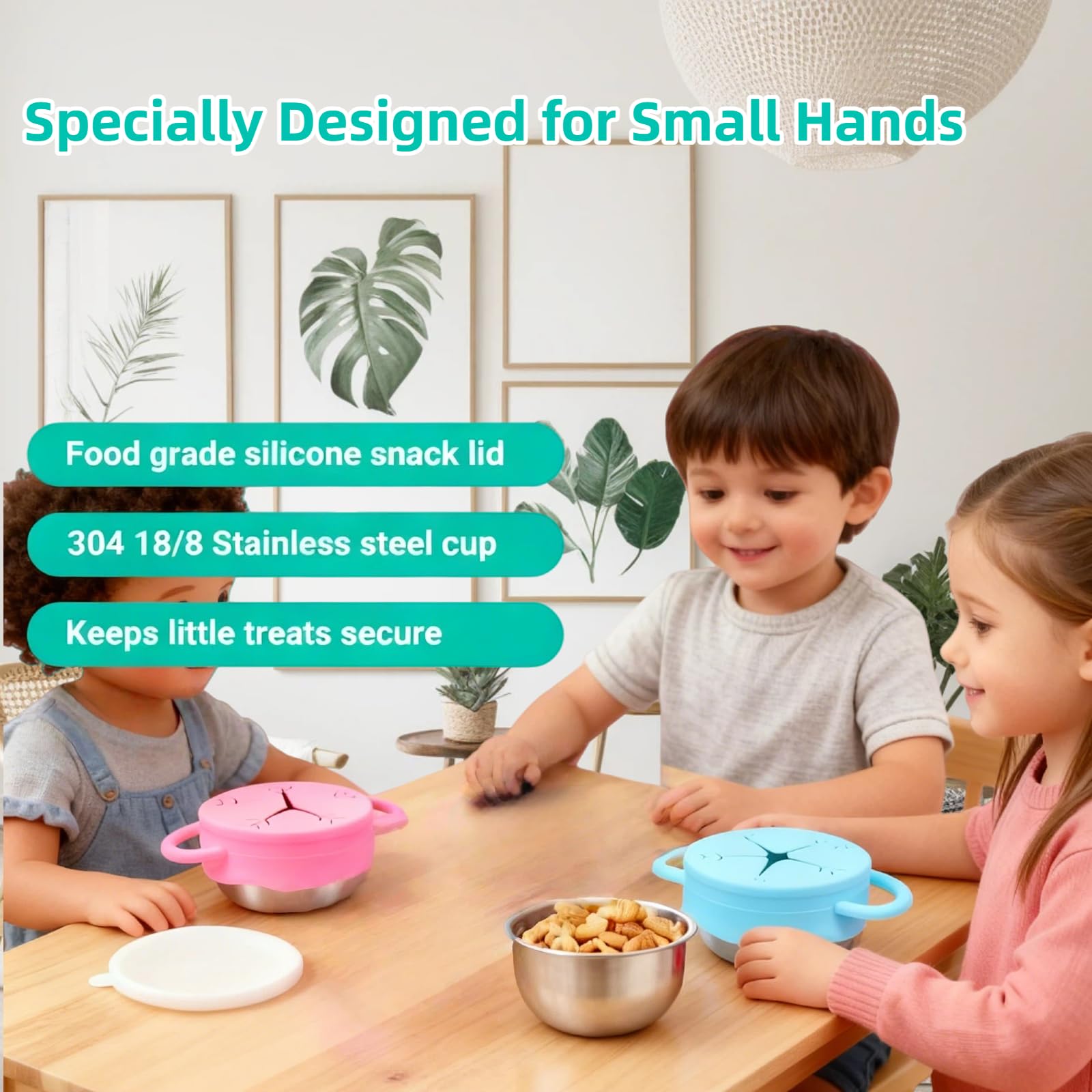 Bnrkmeb dishwasher-safe silicone parts simplify cleanup after meals