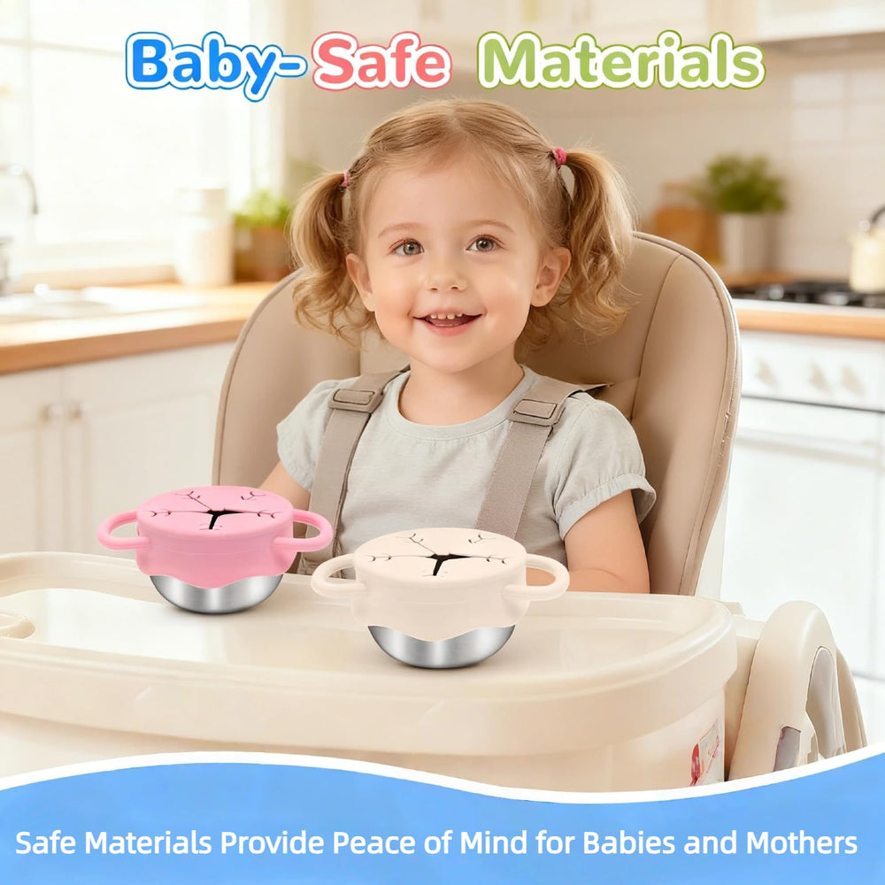 Bnrkmeb easy-grip handles support little hands for self-feeding