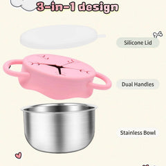 Bnrkmeb soft silicone top seals in freshness during snack time
