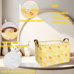 BOAMAU digital print pattern with Easter eggs and rabbits brightens spaces