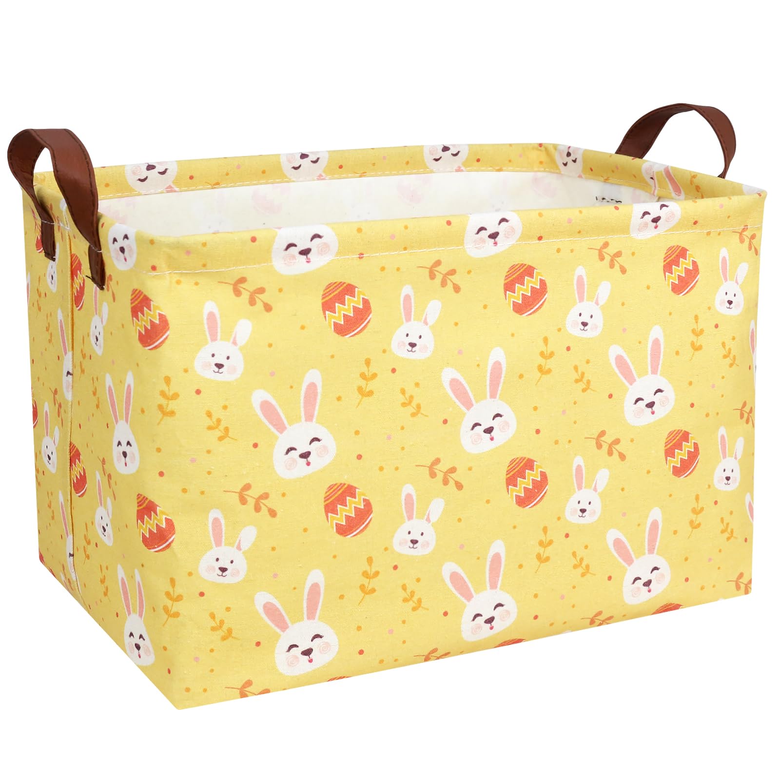 BOAMAU Easter basket rectangle front view ideal for easy egg hunts