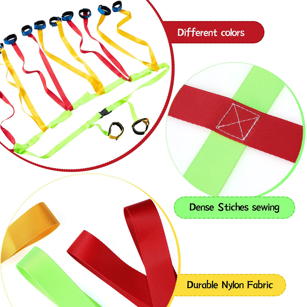 Boao bright-colored walking rope attracts children during group activities