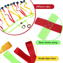 Boao bright-colored walking rope attracts children during group activities