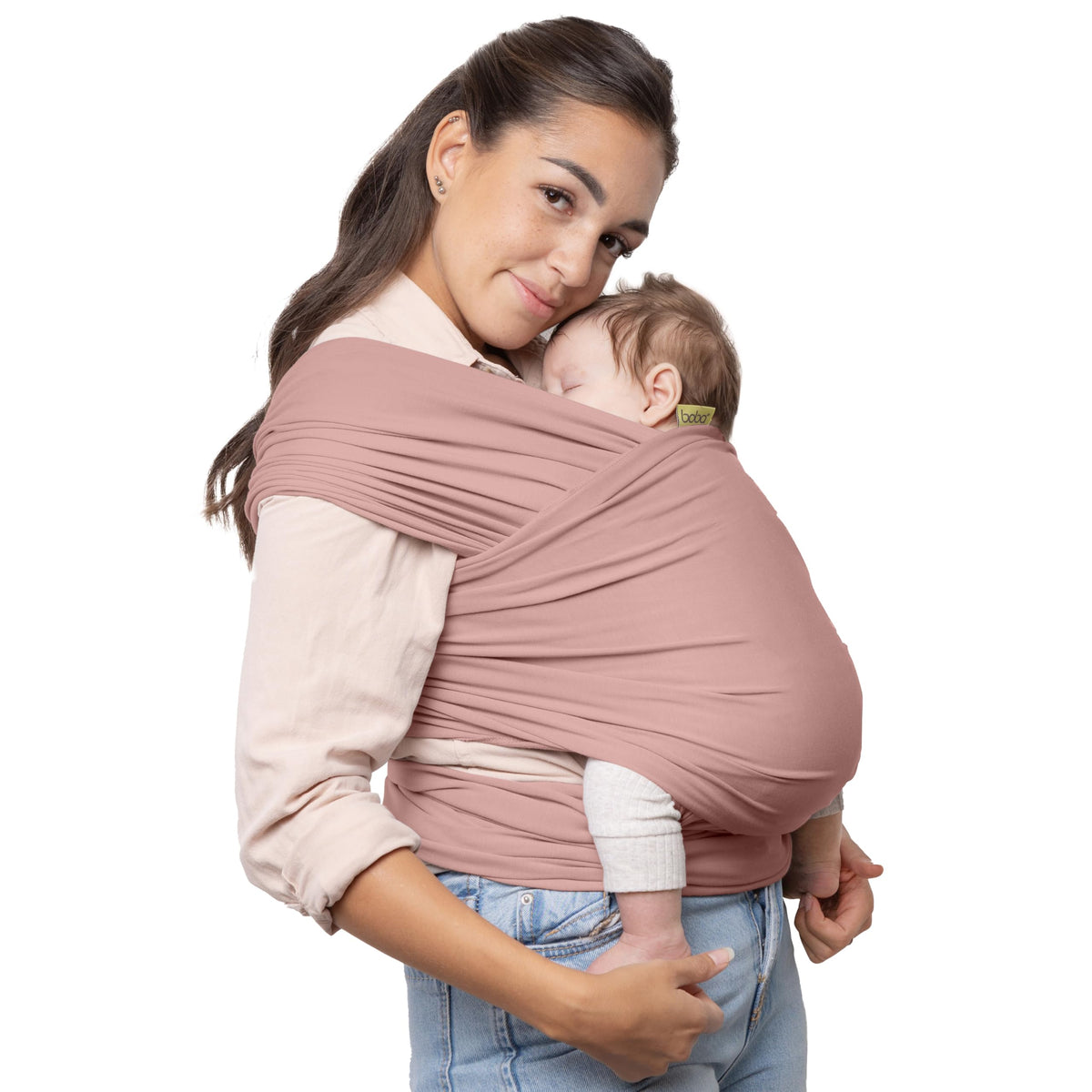 Boba Baby Wrap Original close-up fabric, ultra-soft bamboo blend for daily comfort.