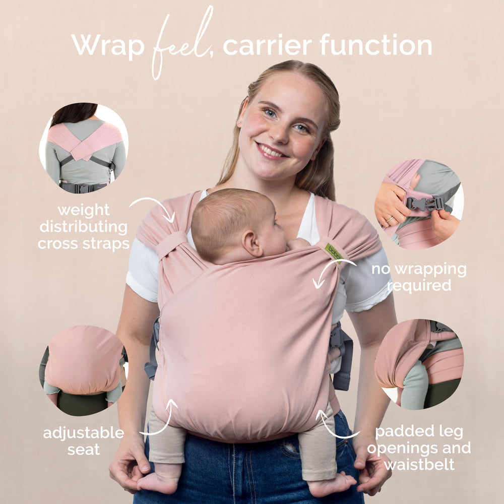 Boba Bliss grows with baby from newborn to toddler weight range.