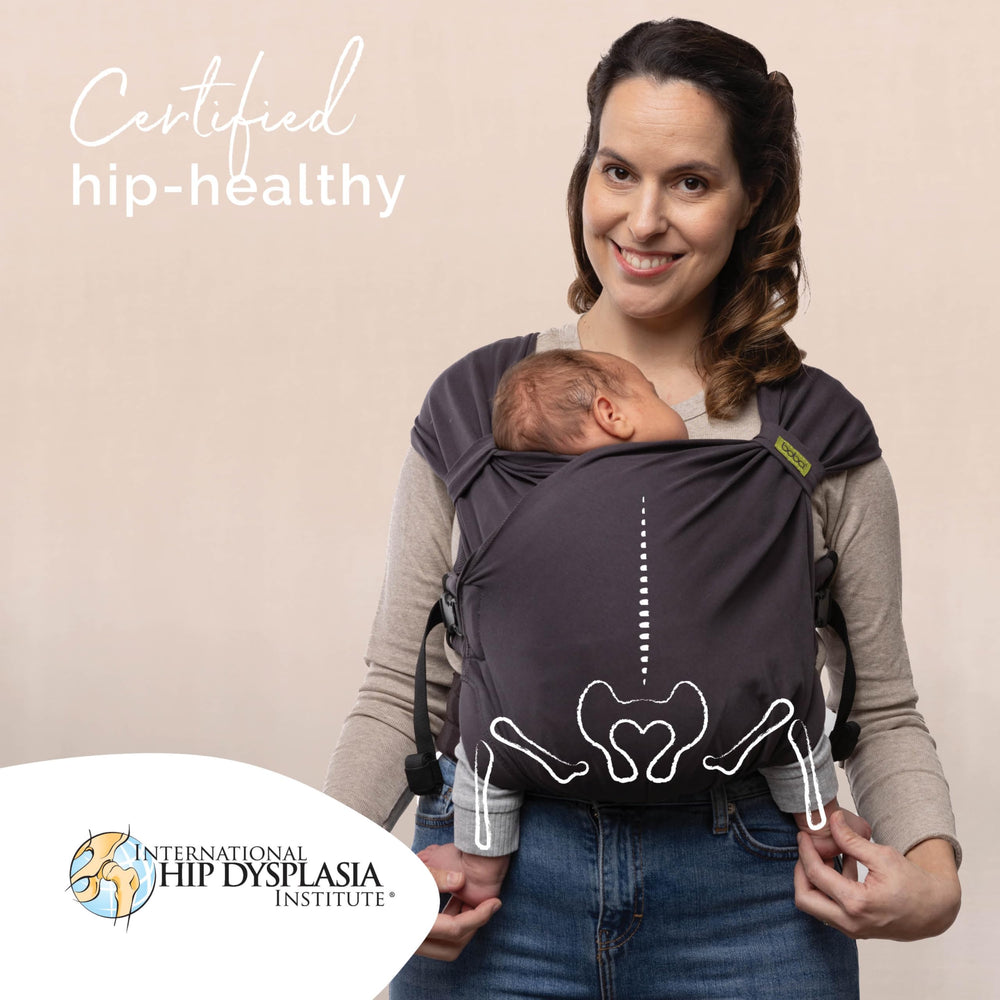 Boba Bliss padded leg openings keep baby comfortable during wear.