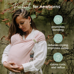 Boba Bliss soft cotton blend fabric for gentle, breathable comfort.