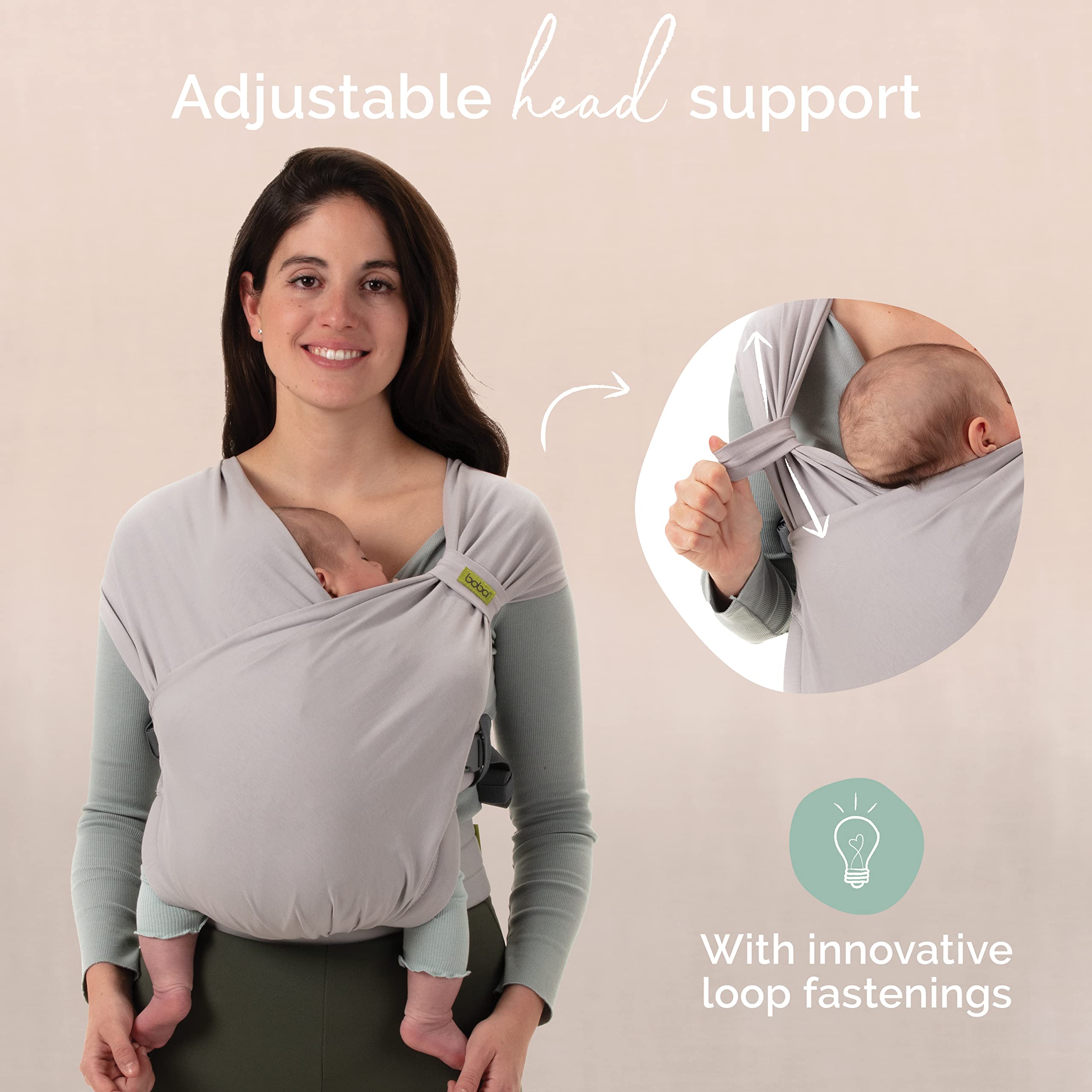 Boba Bliss soft cotton-spandex blend feels gentle on baby’s skin.