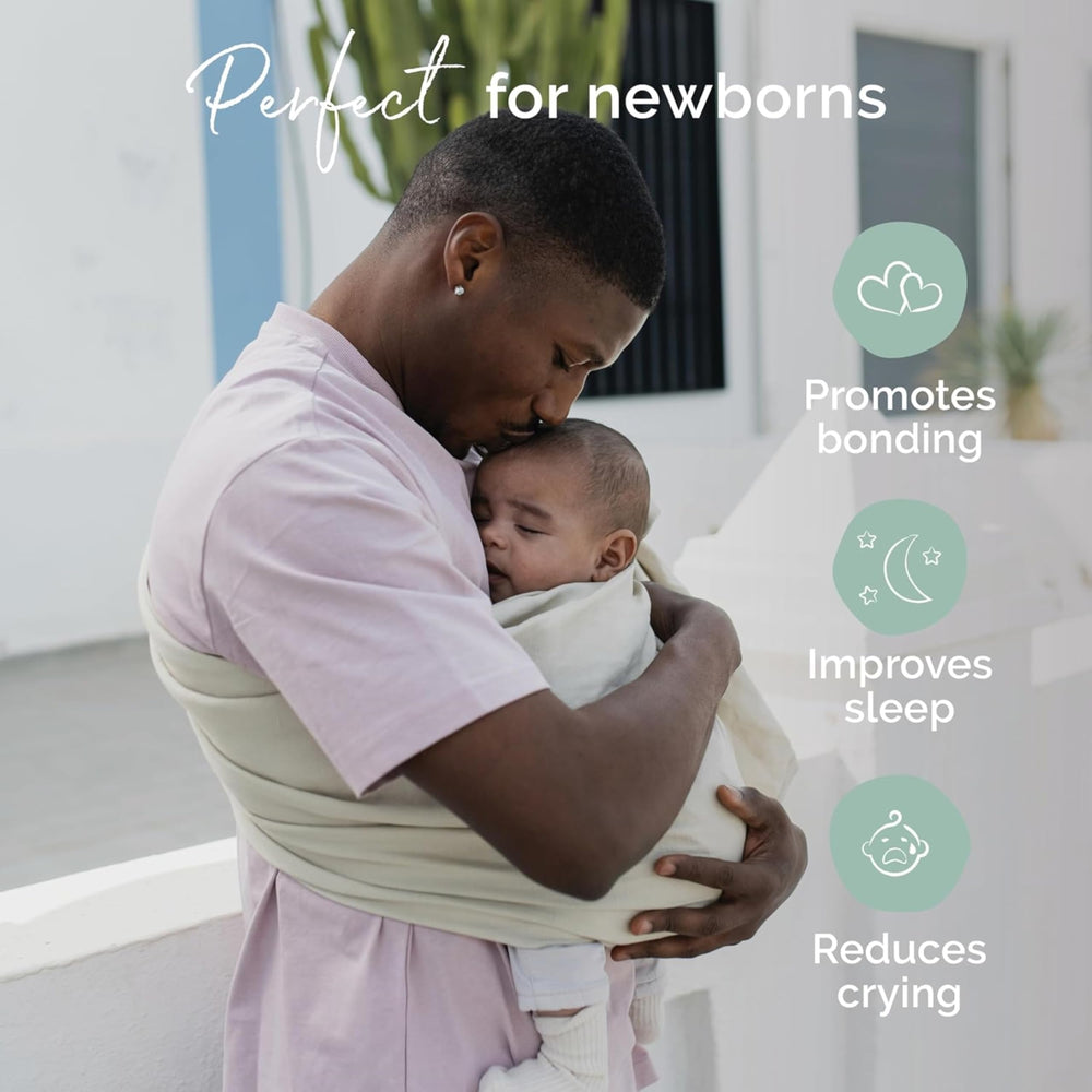 Boba ring sling texture highlights soft, skin-friendly fabric