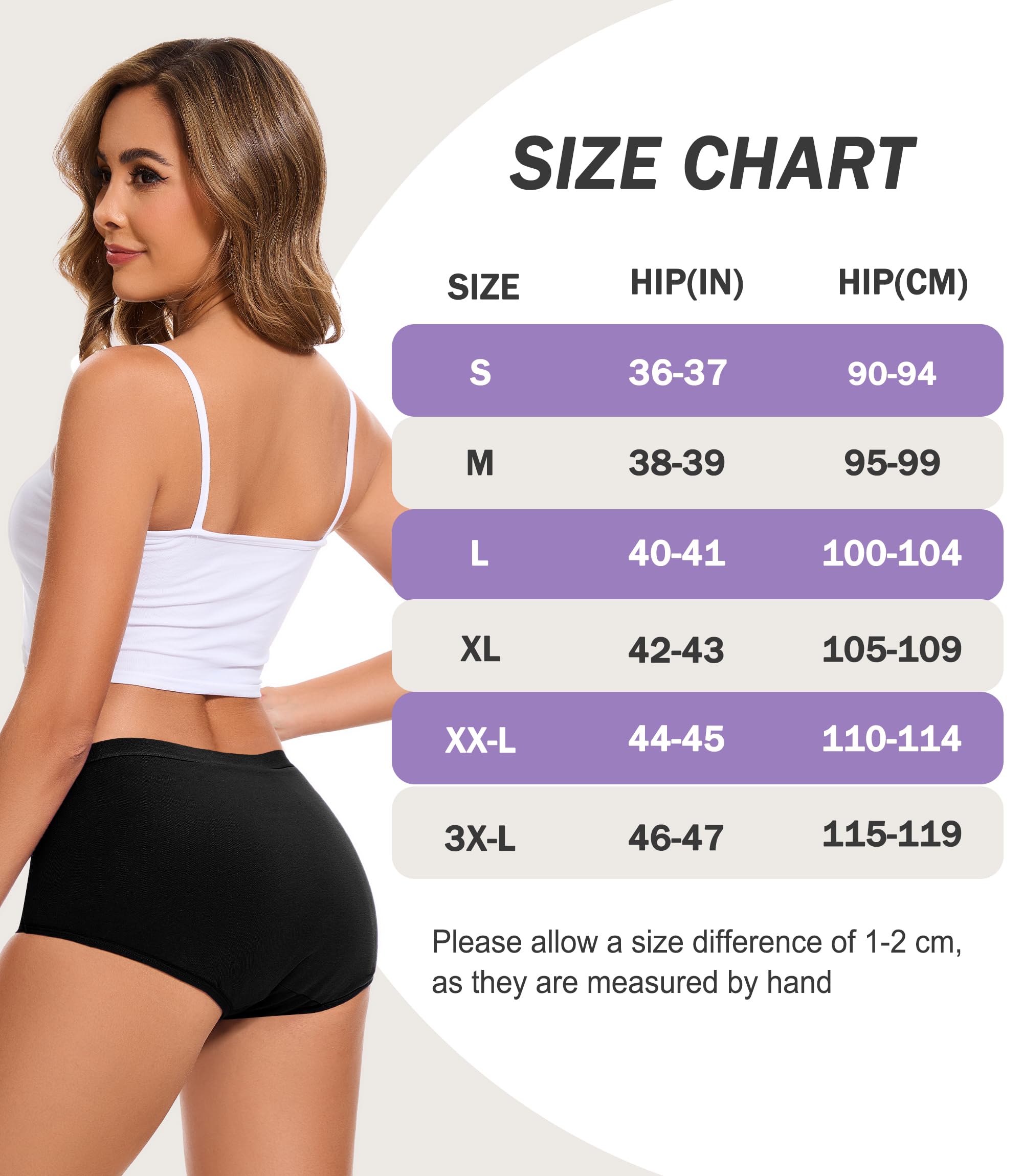 Bobelle Wear 3-pack large size provides value and reliable coverage.