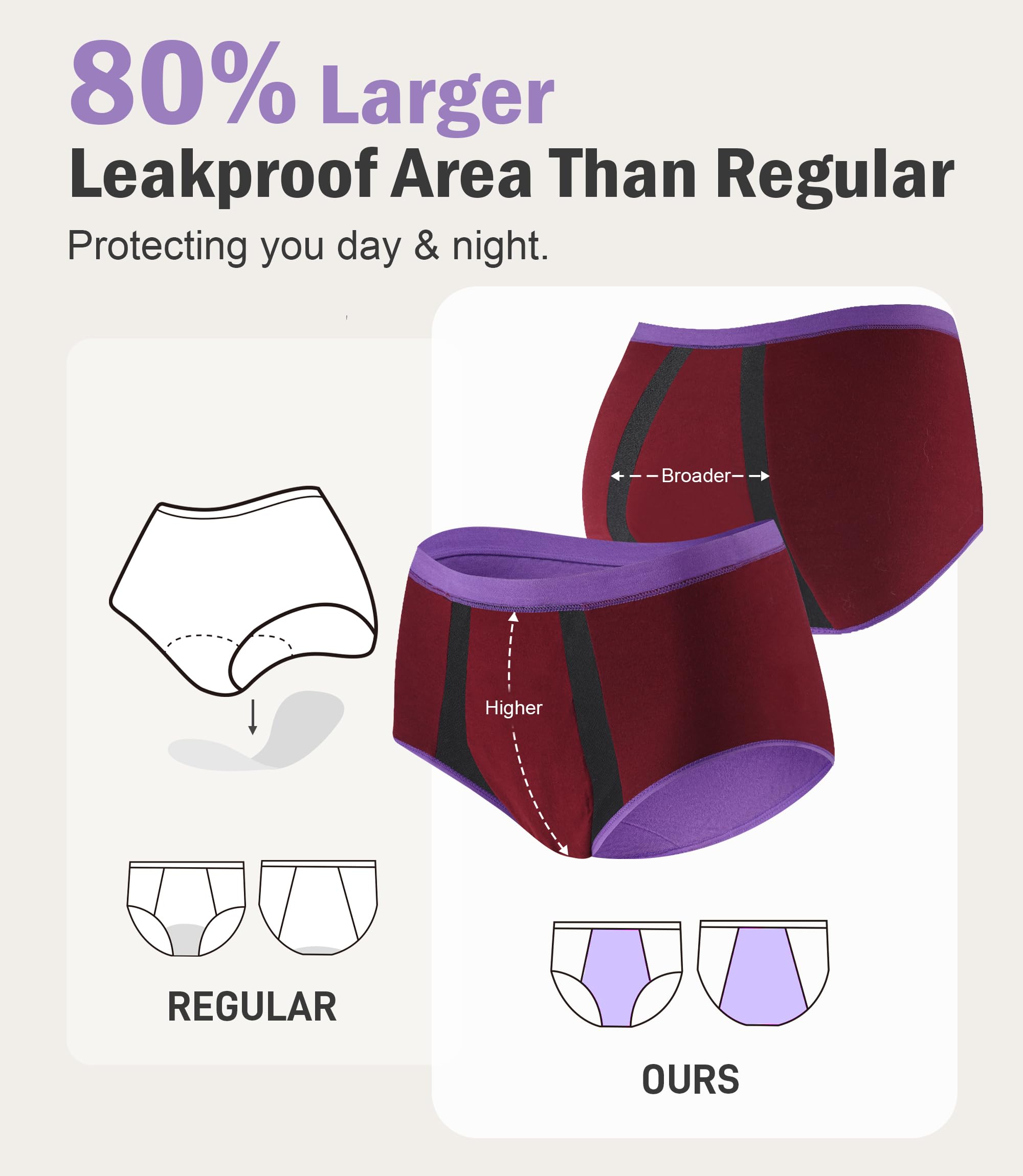 Bobelle Wear high-waisted cotton underwear offering all-day comfort and coverage.