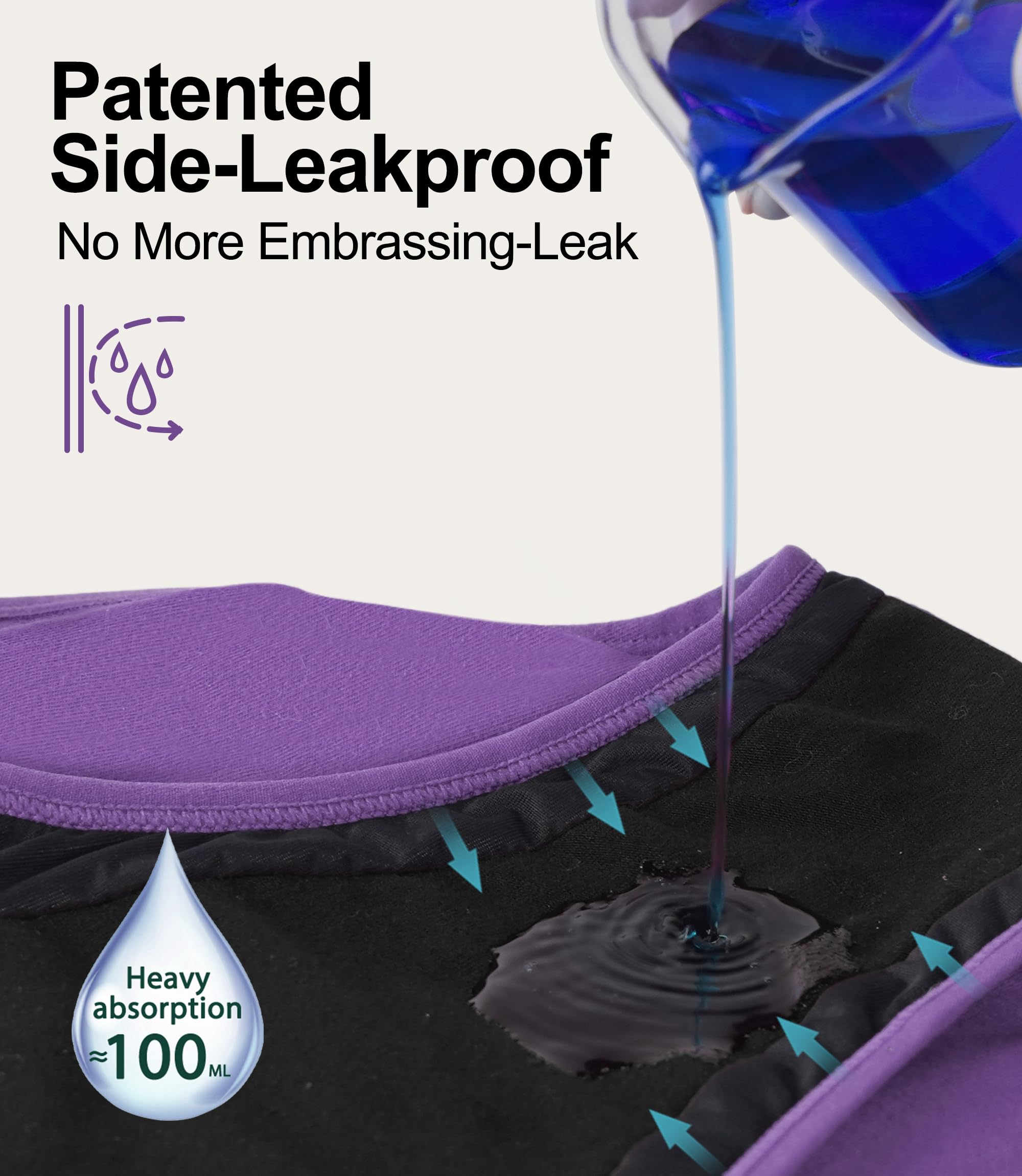 Bobelle Wear crotch-padding detail offers enhanced protection and comfort