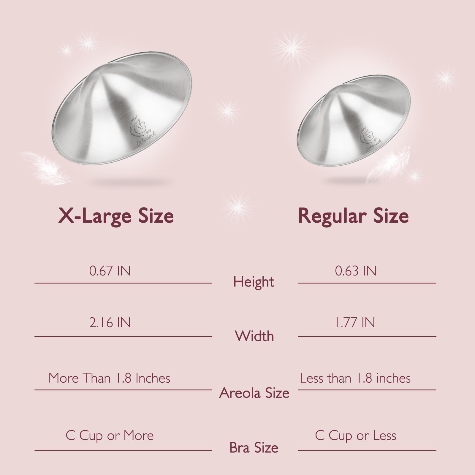 Boboduck 999 silver shields gift-ready packaging is ideal for new moms.