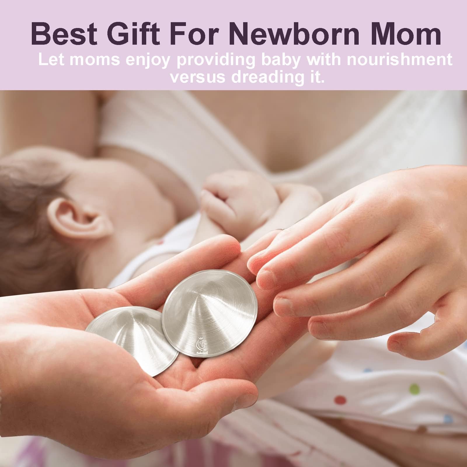 Boboduck Ergonomic design hugs the breast for a comfortable, natural fit.