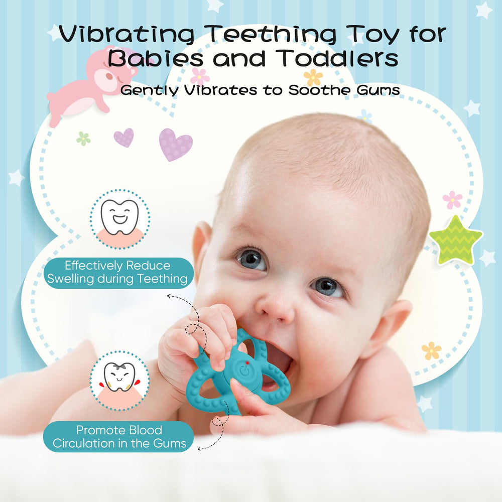 BOBOKA vibrating sensory chew toy green supports calm exploration and oral motor practice.