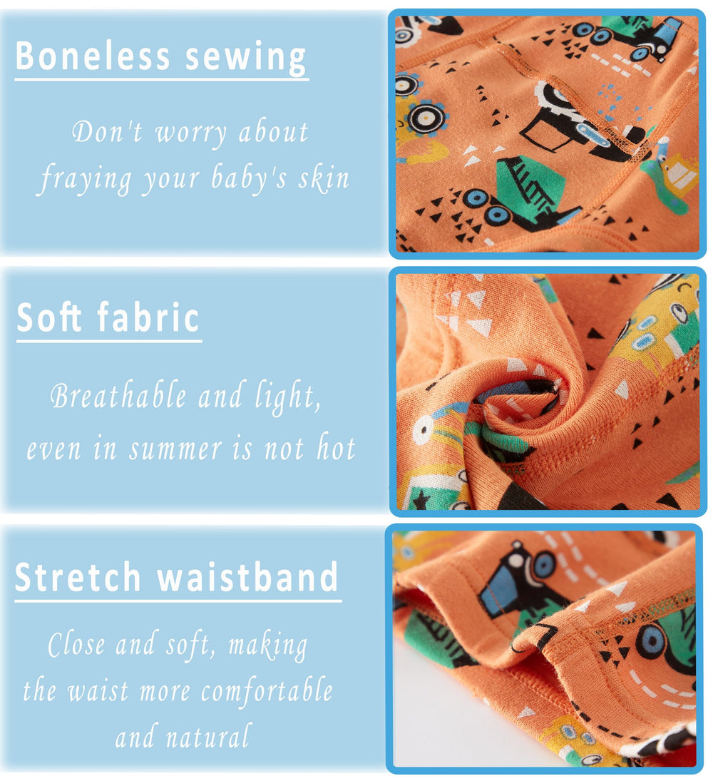 Boboking multi-color briefs offer simple pull-up and pull-down for confident transitions.