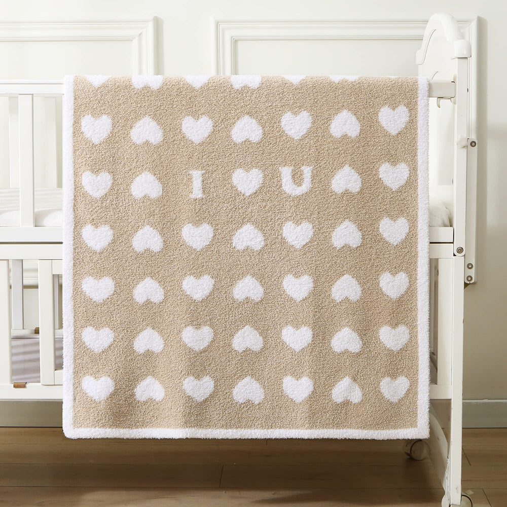 BOBOYOYO plush blanket with elephant design, soothing crib time and snuggle moments.