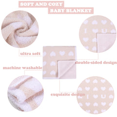 BOBOYOYO plush blanket with giraffe print for playful naptime.