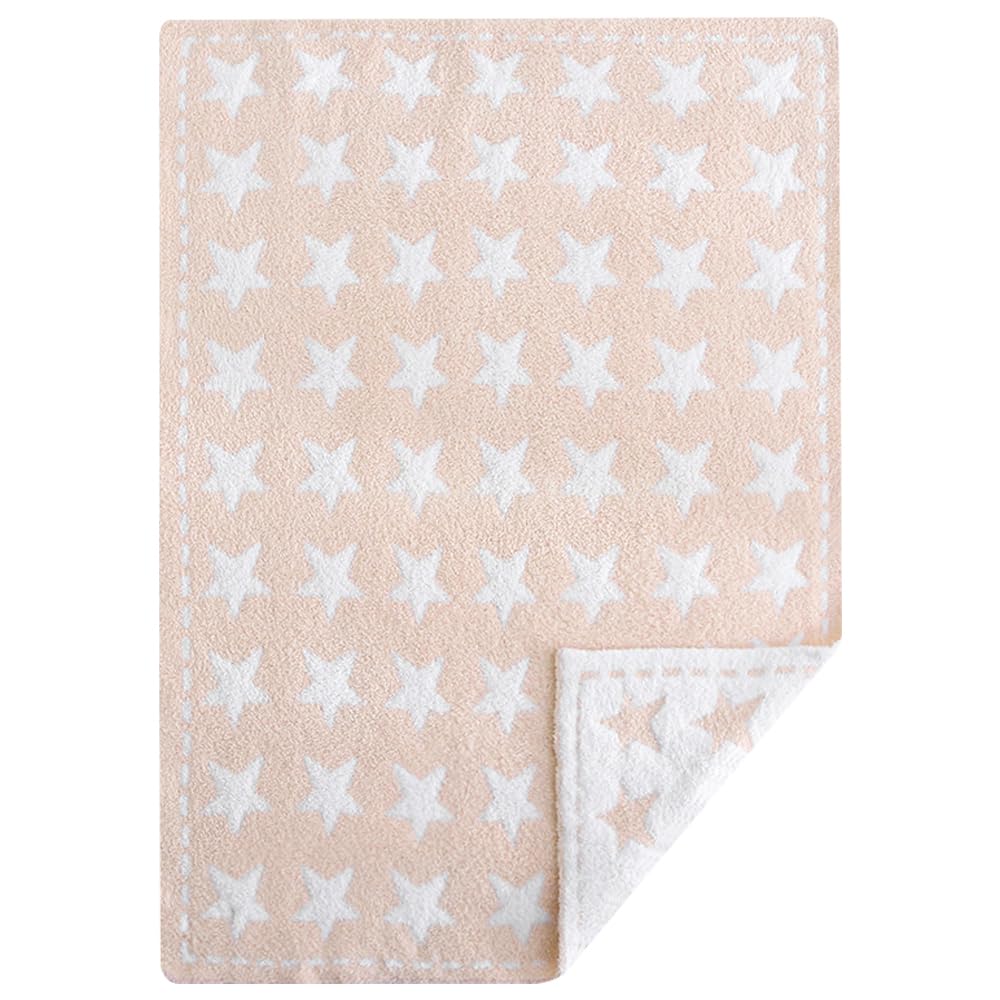 BOBOYOYO plush blanket stars soft warmth for baby sleep
