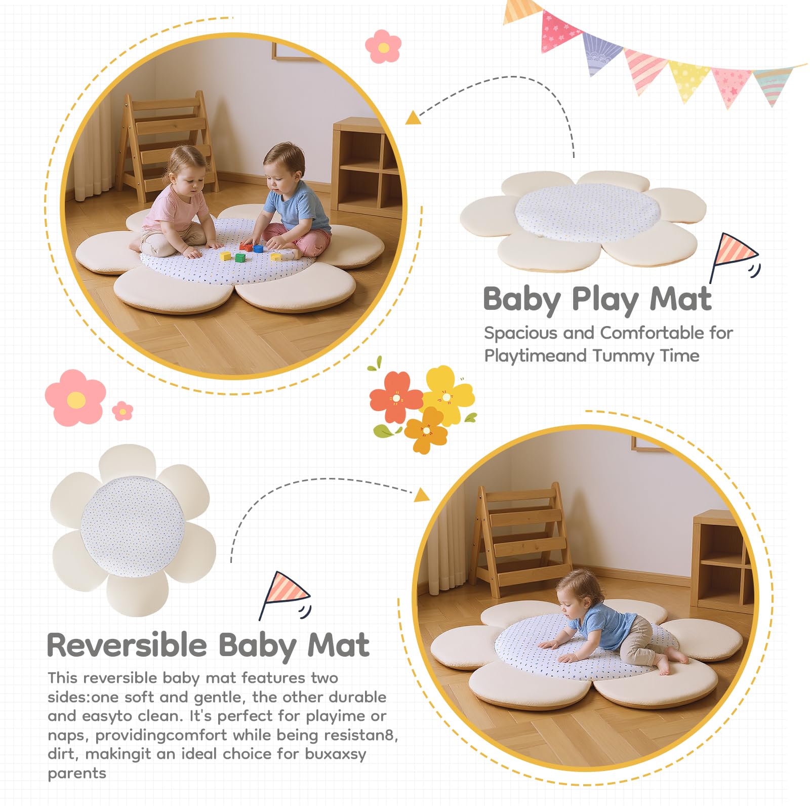 BOBPUL portable inflatable baby chair ideal for travel and quick setup