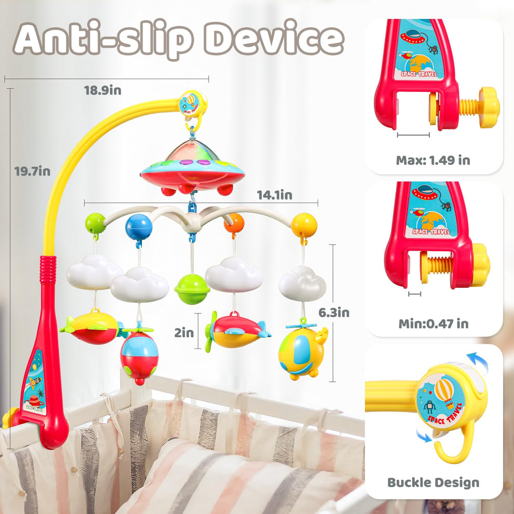BOBXIN crib arm compatibility for cribs, strollers, tables, and chairs.