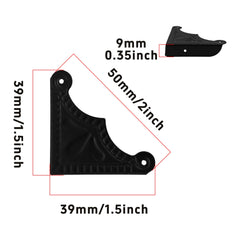 Bociloy antique black cabinet edge guards shield corners while adding refined decor.