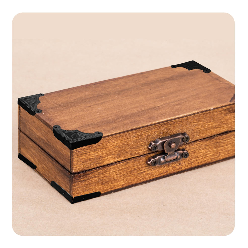 Bociloy corner guards for storage boxes safeguard contents from bumps.