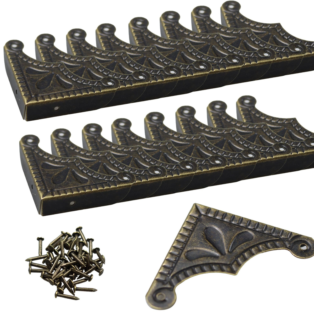 Bociloy bronze corner guards shielding furniture edges with durable protection