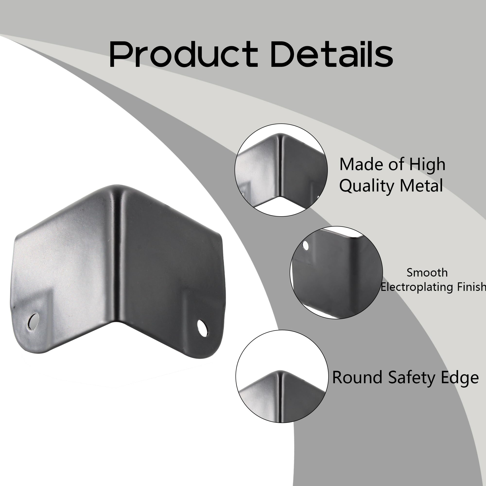 Bociloy corner protector on wooden box demonstrates protection and style