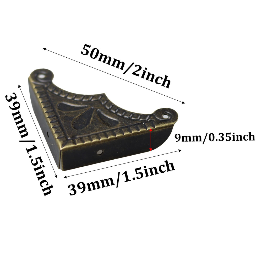 Bociloy metal edge protectors in bronze guard boxes and cabinets