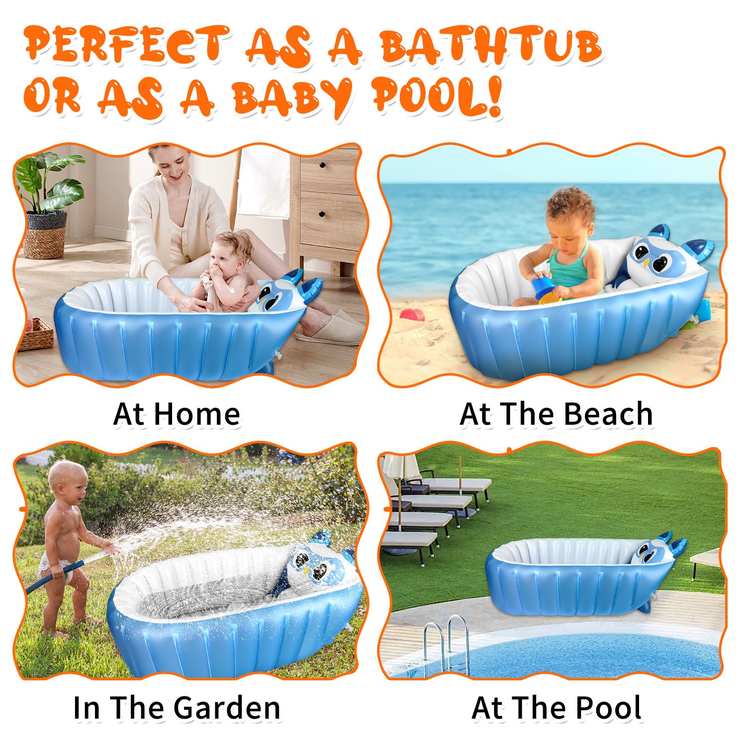 Boczif kids travel bath ideal for compact, cozy bath sessions