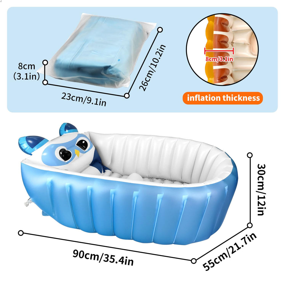 Boczif soft non-toxic material padded tub space for gentle bathing