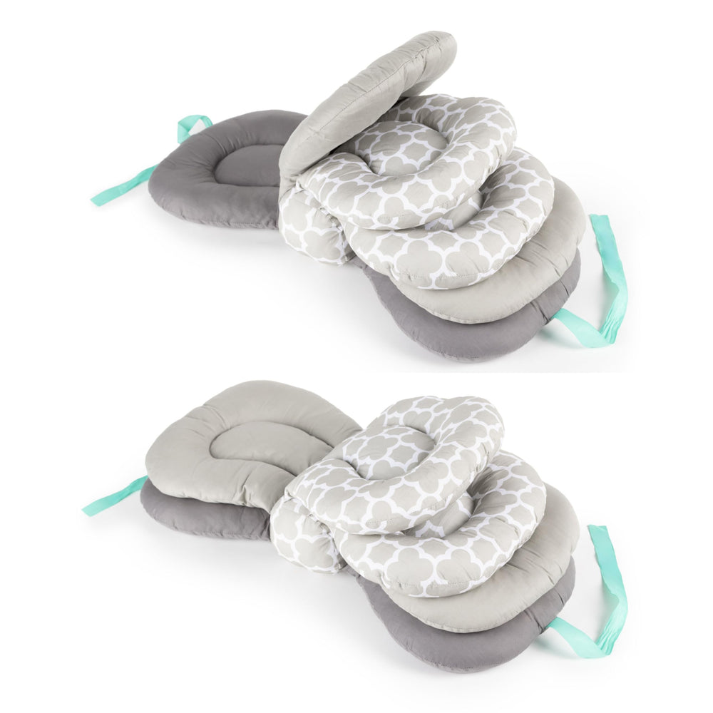 bodreamz Nursing Pillow features adjustable height for better parent posture