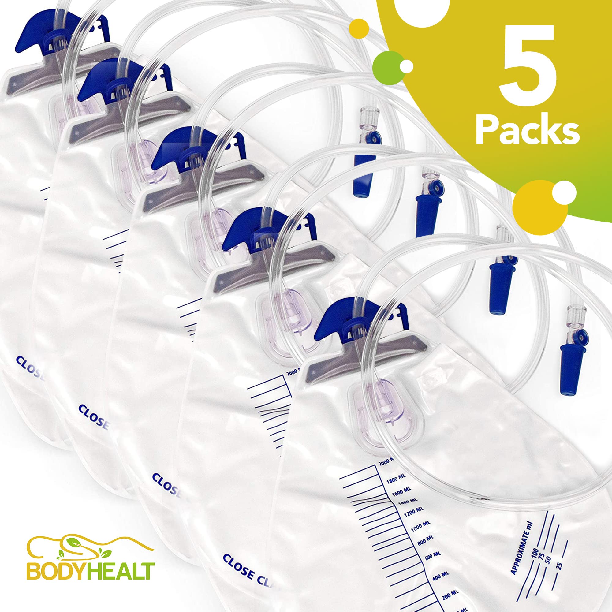 BodyHealt anti-reflux chamber prevents backflow in the drainage system.
