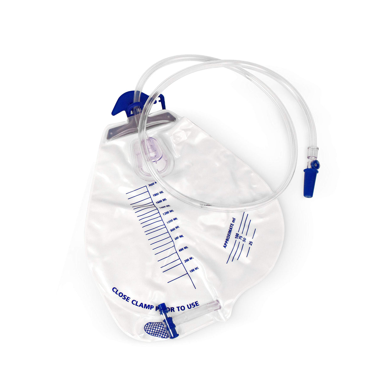 BodyHealt urinary drainage bag with 2000 ml capacity for secure, clean output collection.