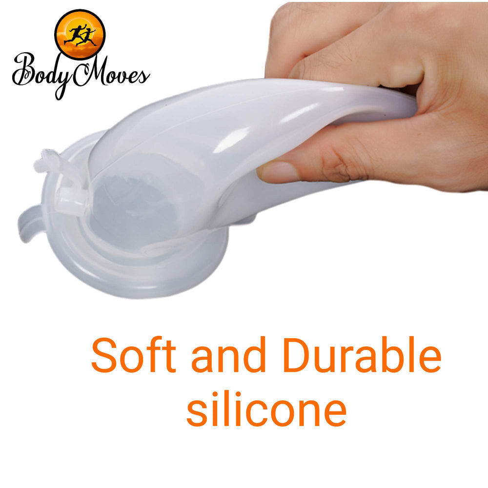 BodyMoves pee bag holder complete set packaging, ready to use