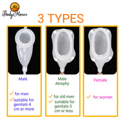 BodyMoves pee bag holder side strap, secure fit for mobility