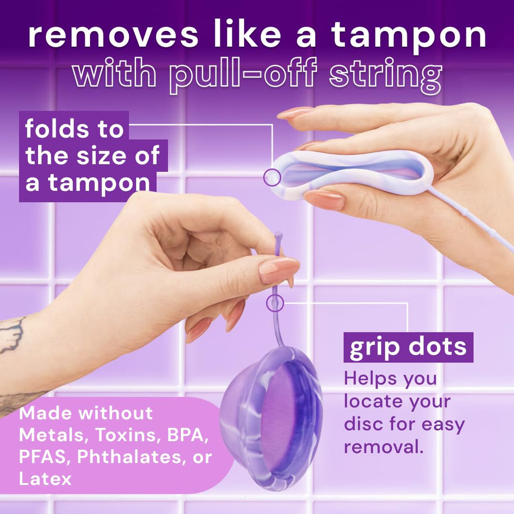 Bodyotics Comfydisc large pullstring removal for quick, hygienic removal.
