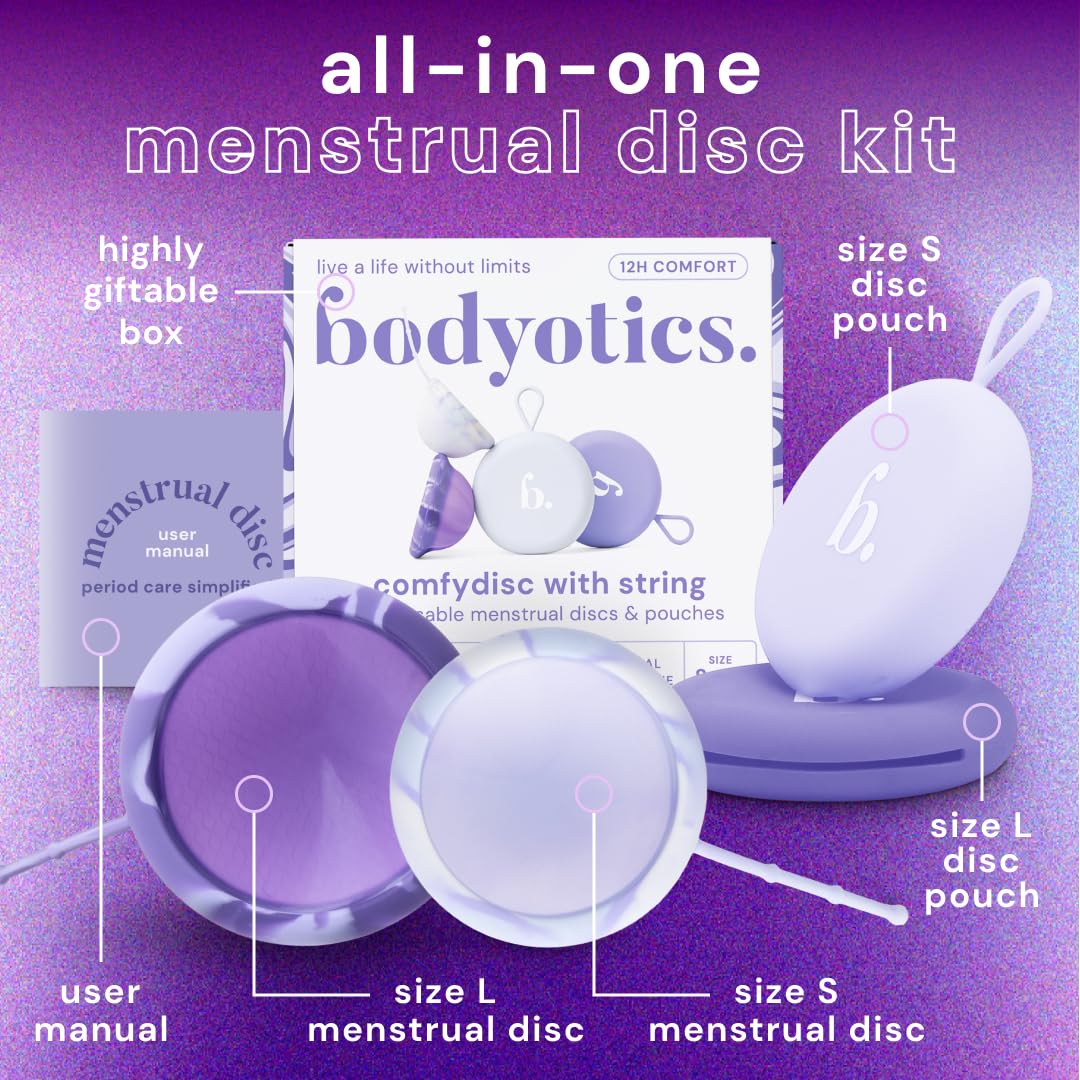 Bodyotics Comfydisc reusable design reduces waste and supports sustainable care.