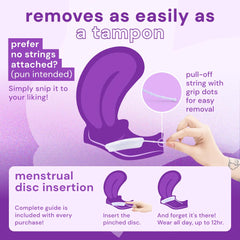 Bodyotics Comfydisc silicone material provides body-safe comfort during wear.