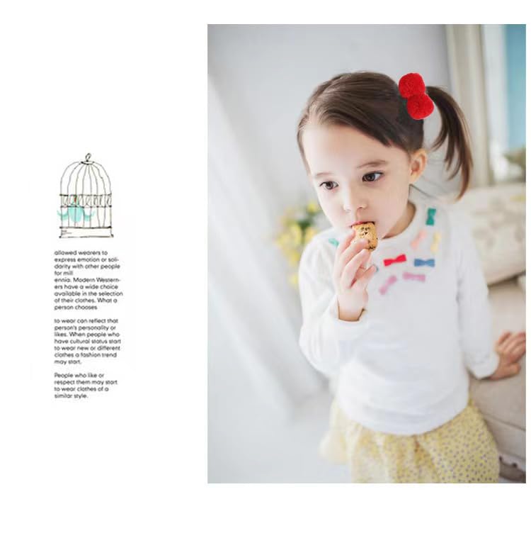 BOENBE LOVED durable pom-pom bands are easy to clean during busy mornings
