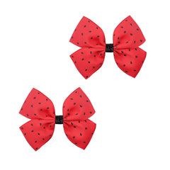 BOENBE LOVED watermelon bow hair clip collection in vibrant colors for daily styling.