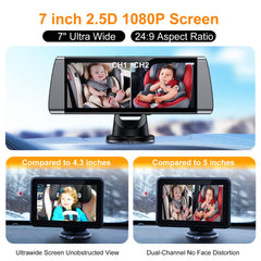 BOEYOS 1080p clarity shows vivid backseat details.