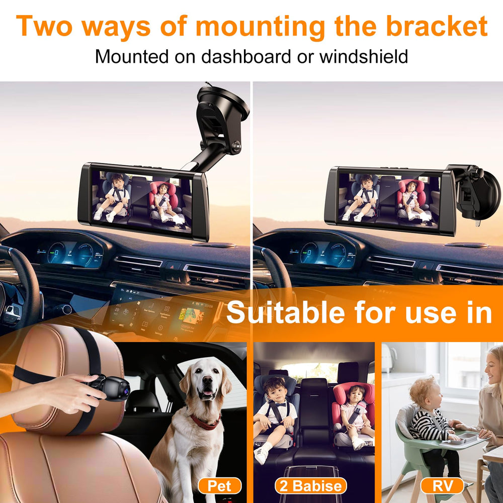 BOEYOS adjustable camera supports 360-degree rotation for flexible mounting.