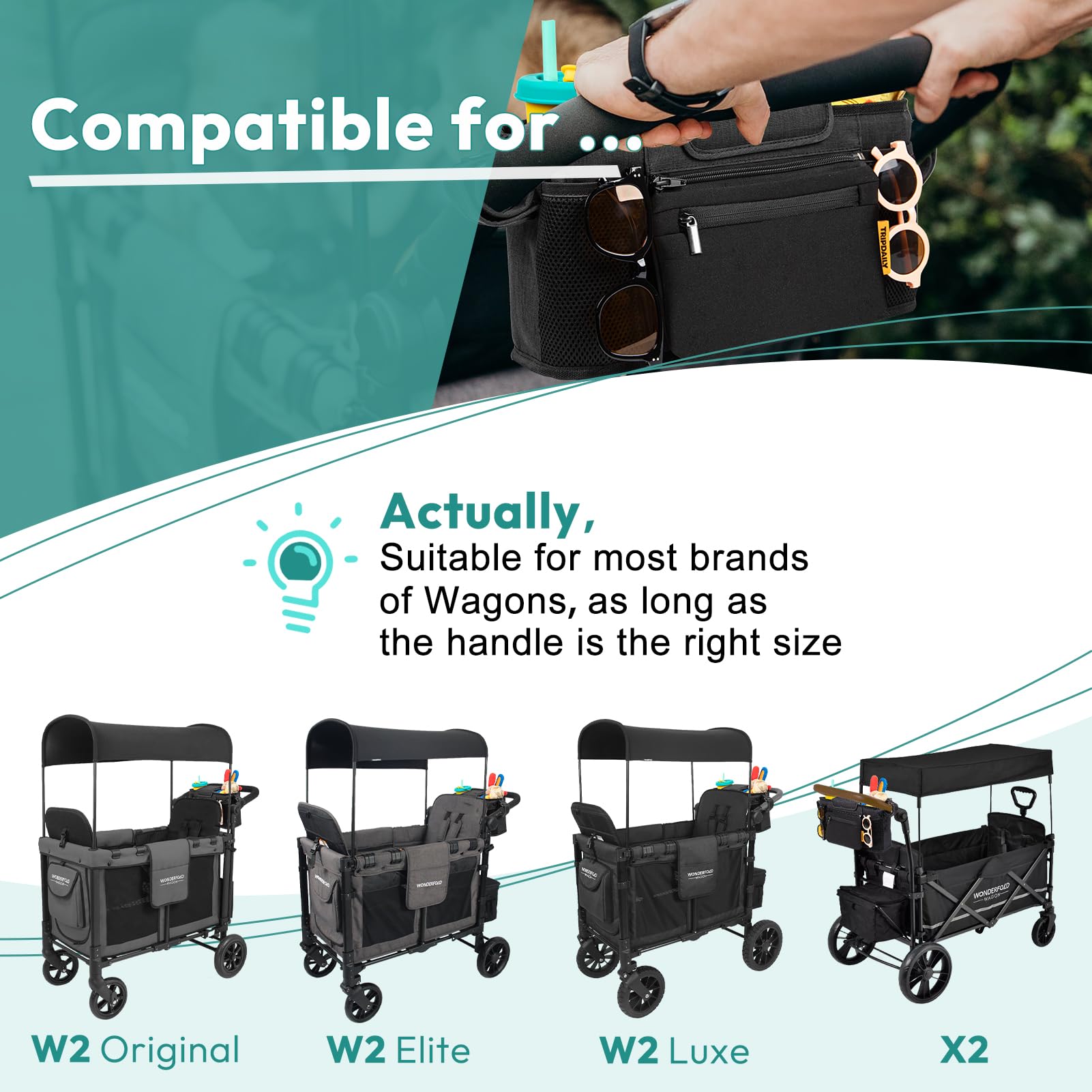 Boffinby insulated cup holders keep beverages within reach during outings.