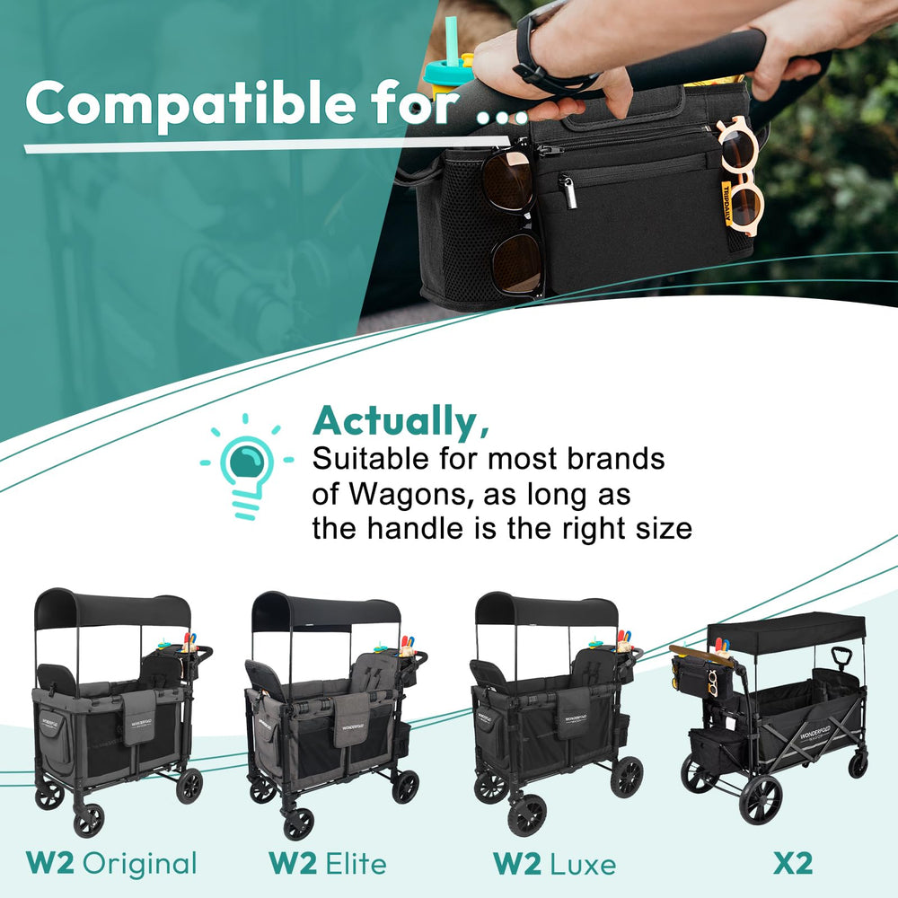 Boffinby insulated cup holders keep beverages within reach during outings.